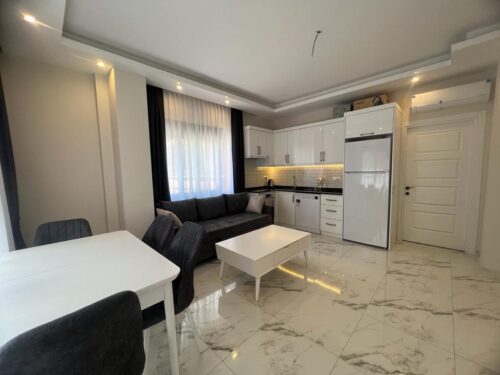 1+1 Apartment in City 8, Central Alanya — 55 m²,