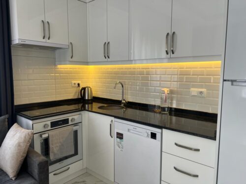Furnished 1+1 apartment (55 m²) on the 2nd floor in