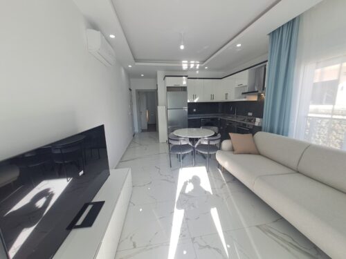 Furnished 1+1 apartment, 63 m² on the 1st floor of