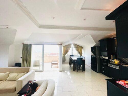 Real Estate from the Developer Exclusive 4+2 Apartment in Central Alanya with Sea & Castle Views — Spacious, Stylish & Prestigious