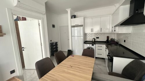Furnished 1+1 apartment, 42 m² on the 1st floor of