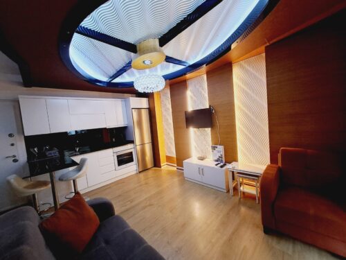Furnished 1+1 apartment (50 m²) on the 1st floor in