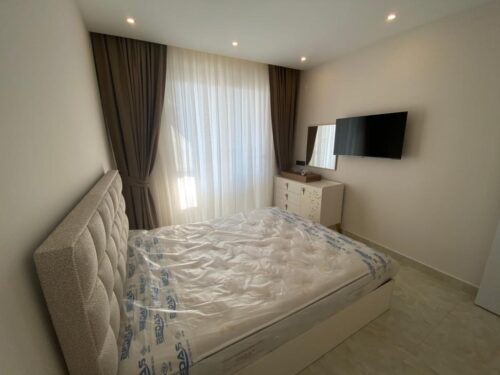 Fully furnished 1+1 apartment (60 m²) on the 5th floor