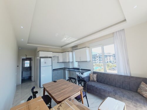 Fully furnished 1+1 apartment, 52 m² in SIRIN RESIDENCE, Oba,