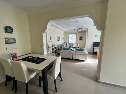 Spacious 2+1 apartment (117 m²) in TOPRAK RESIDENCE, Mahmutlar, Alanya.
