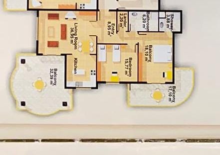 2+1 Apartment in Alanya (Mahmutlar), 160 m² — TOROS ÇEKİÇ 9 (TOROS PARADISE)